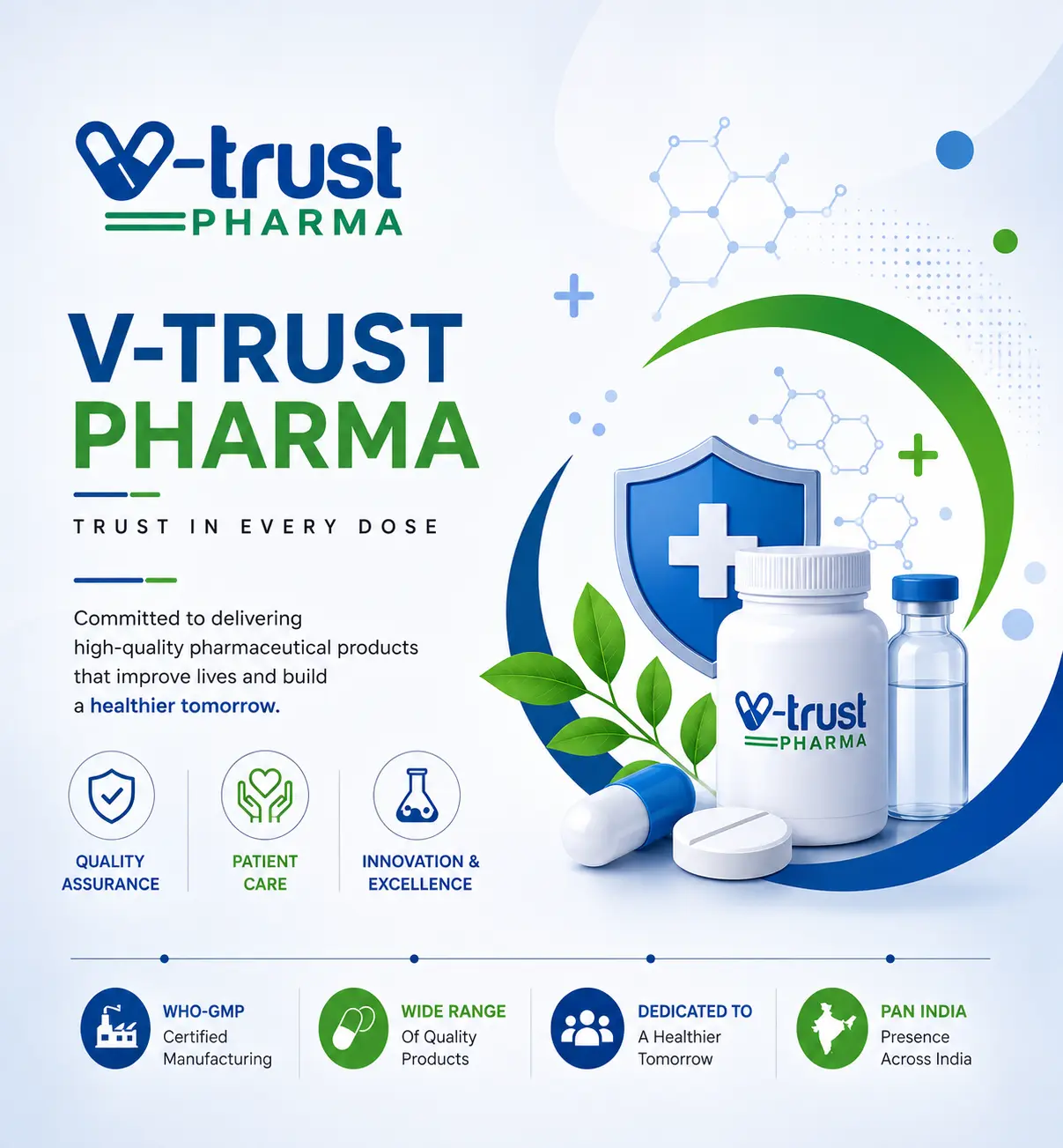 V-Trust Pharma mission to provide quality and affordable medicines