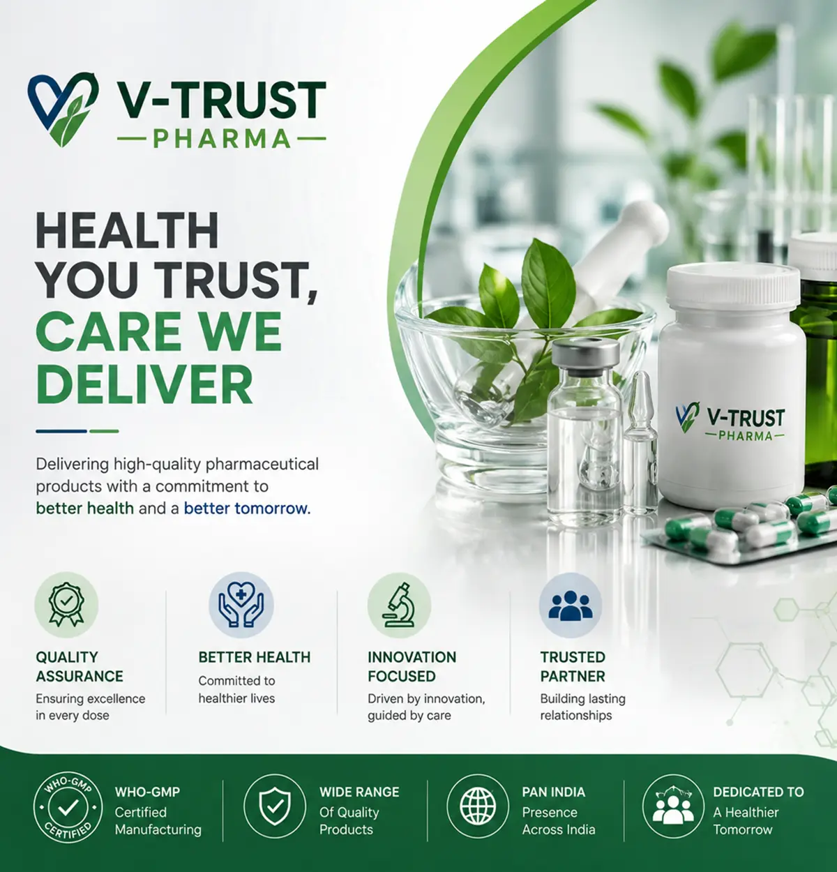 V-Trust Pharma vision for affordable and quality medicines